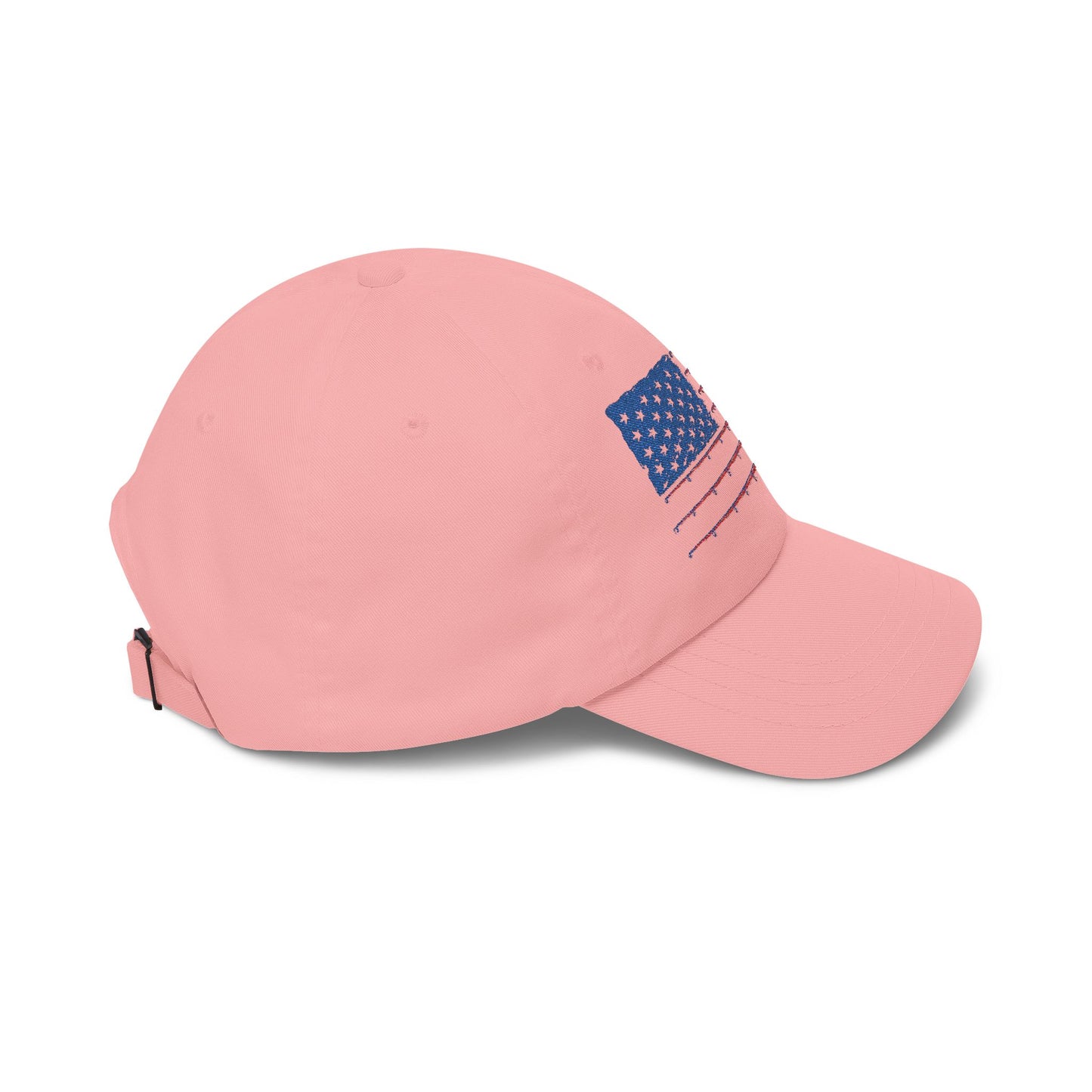 Dad Cap — Distressed American Flag Embroidered Baseball Hat