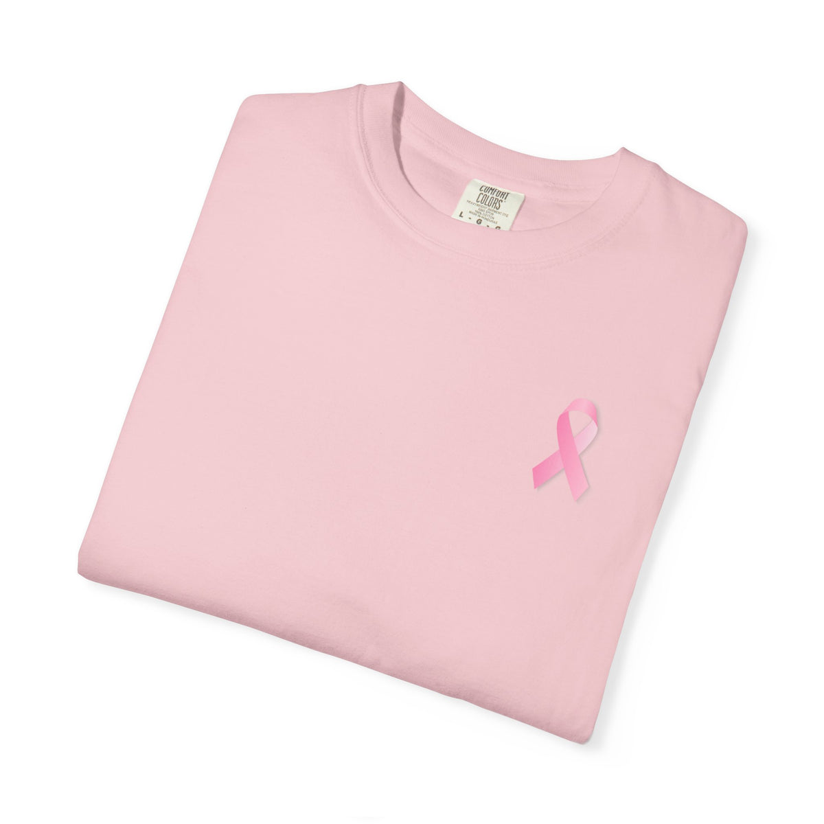 Breast Cancer Awareness T-Shirt — "No One Fights Alone" Flag Tee