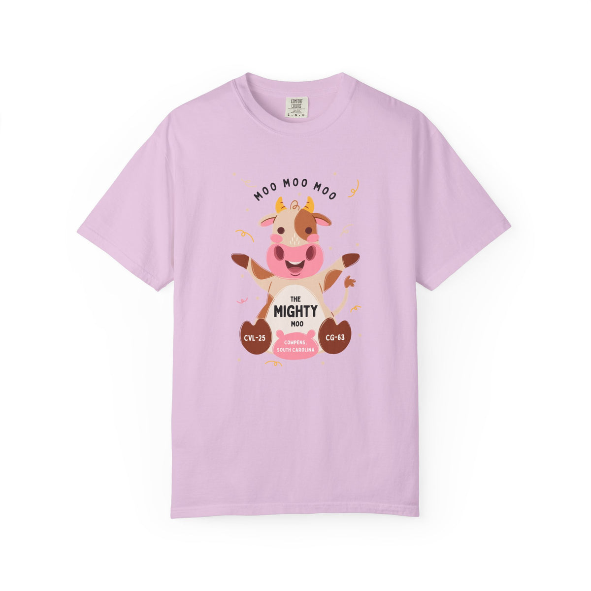 Mighty Moo Cow Graphic T-Shirt — Cute Farm Animal Tee