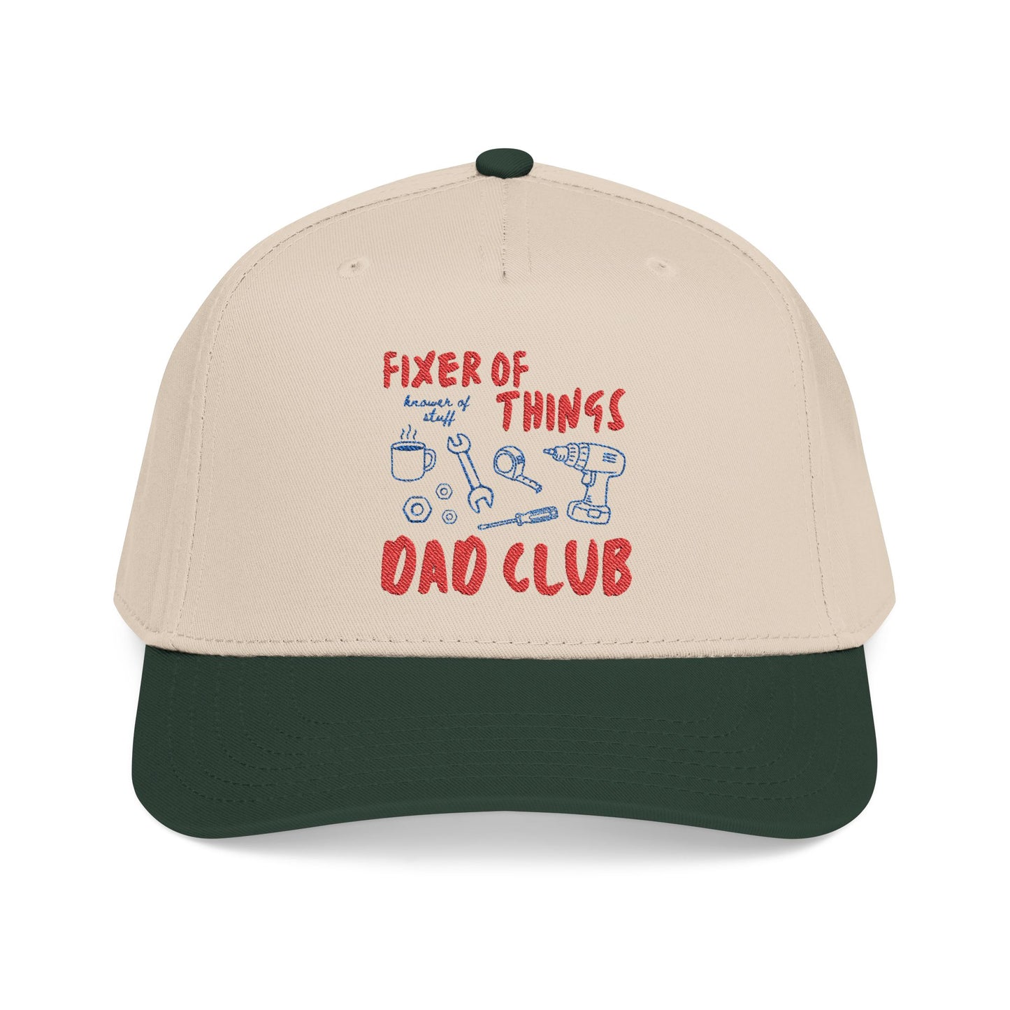 Dad "Fixer of Things" Mid Profile Baseball Cap