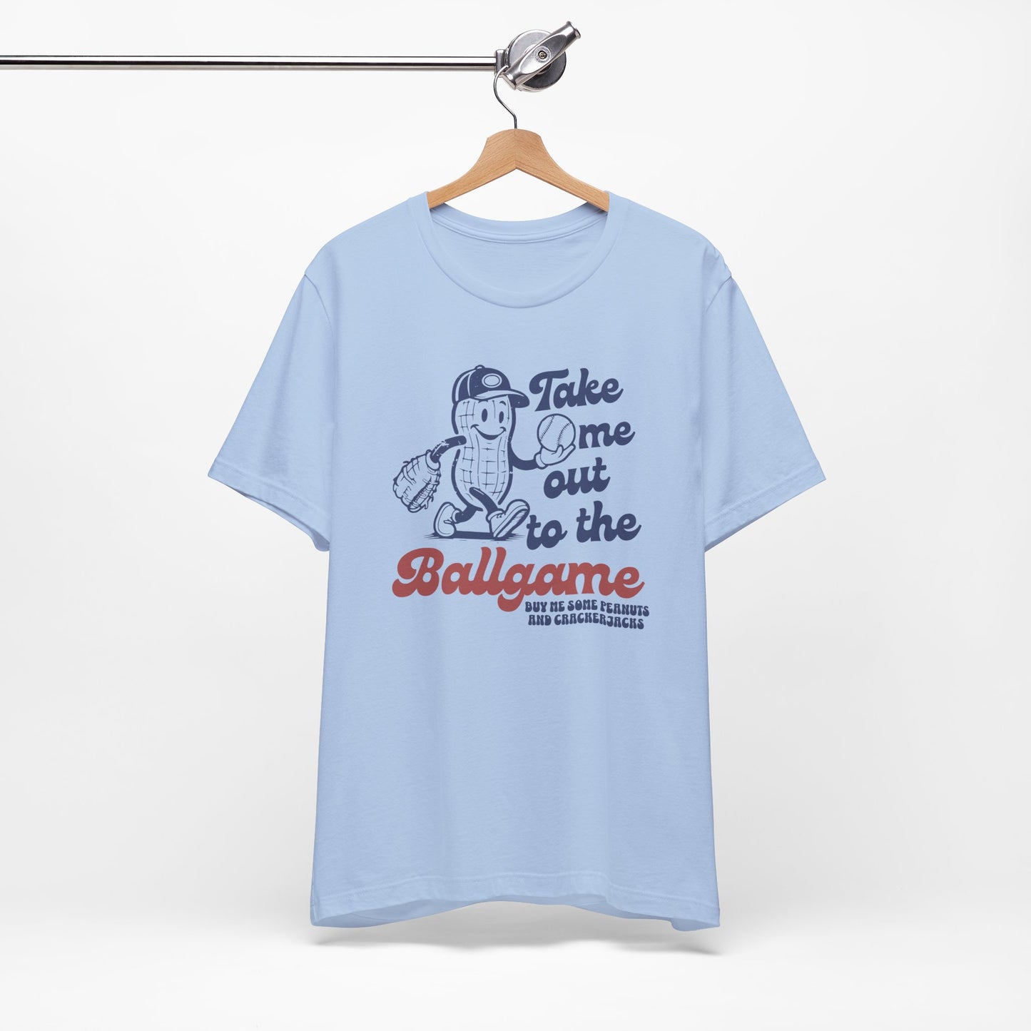 Baseball Tee — "Take Me Out to the Ballgame" Vintage Mascot T-Shirt