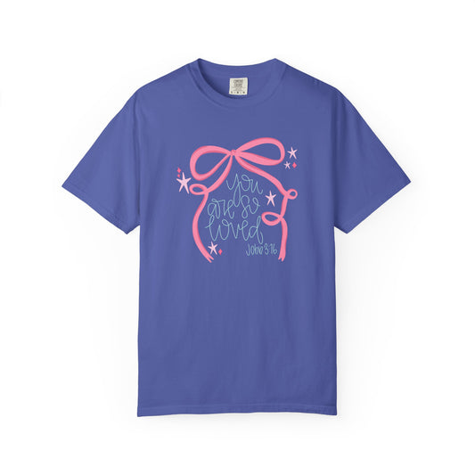 You Are So Loved Pink Bow Graphic Tee