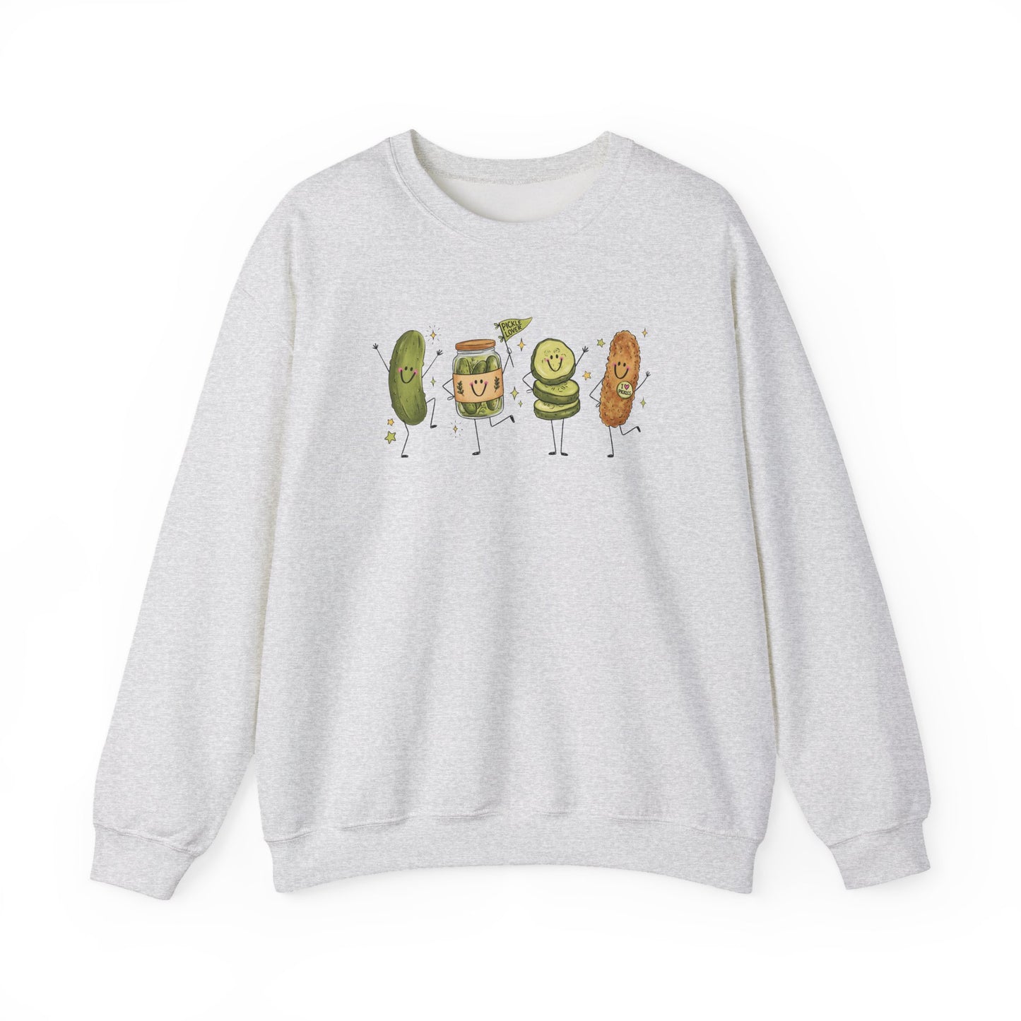 Pickle Friends Crewneck Sweatshirt — Pickle Lover Graphic