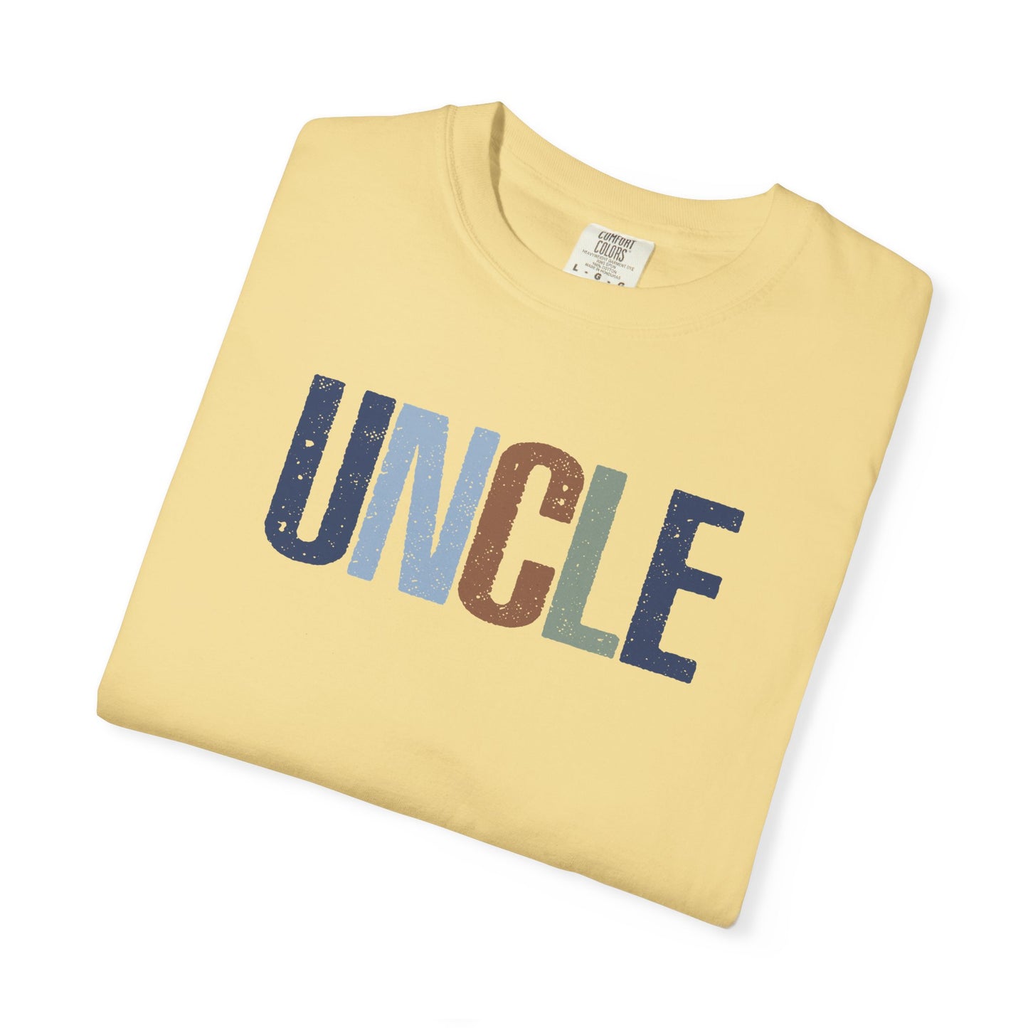 Uncle Graphic T-Shirt — Vintage Americana Lettering Tee for Dads & Family Gifts
