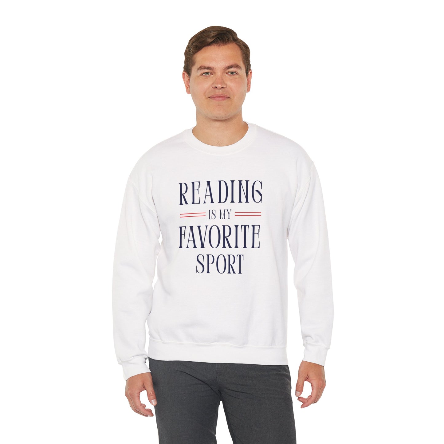 'Reading Is My Favorite Sport' Sweatshirt