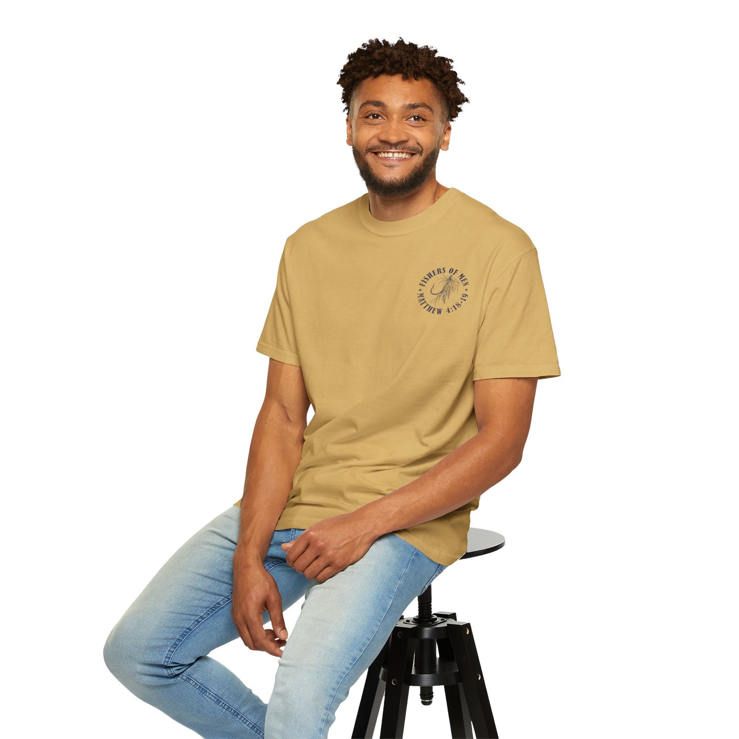 Fishers of Men T-Shirt — Christian Fishing Graphic Tee (Matthew 4:18-19)