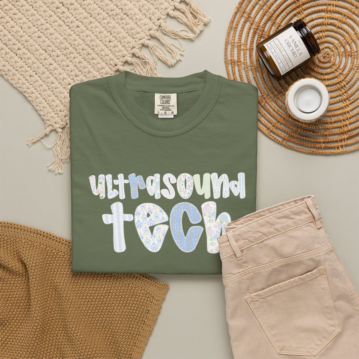 Ultrasound Tech T-Shirt — Cute Pastel Medical Sonographer Tee