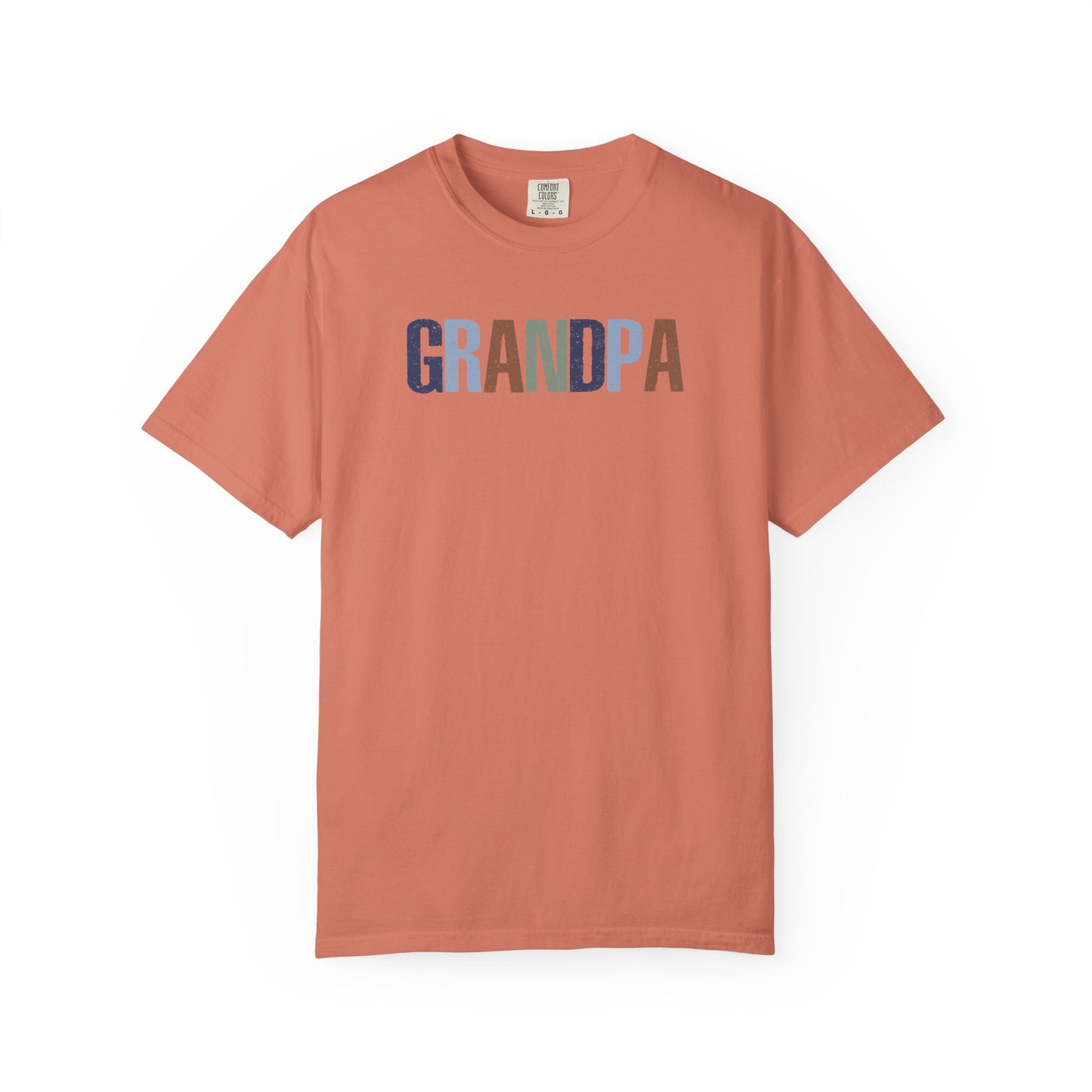 Grandpa Vintage Lettering T-Shirt — Comfortable Dad/Grandparent Gift for Father's Day