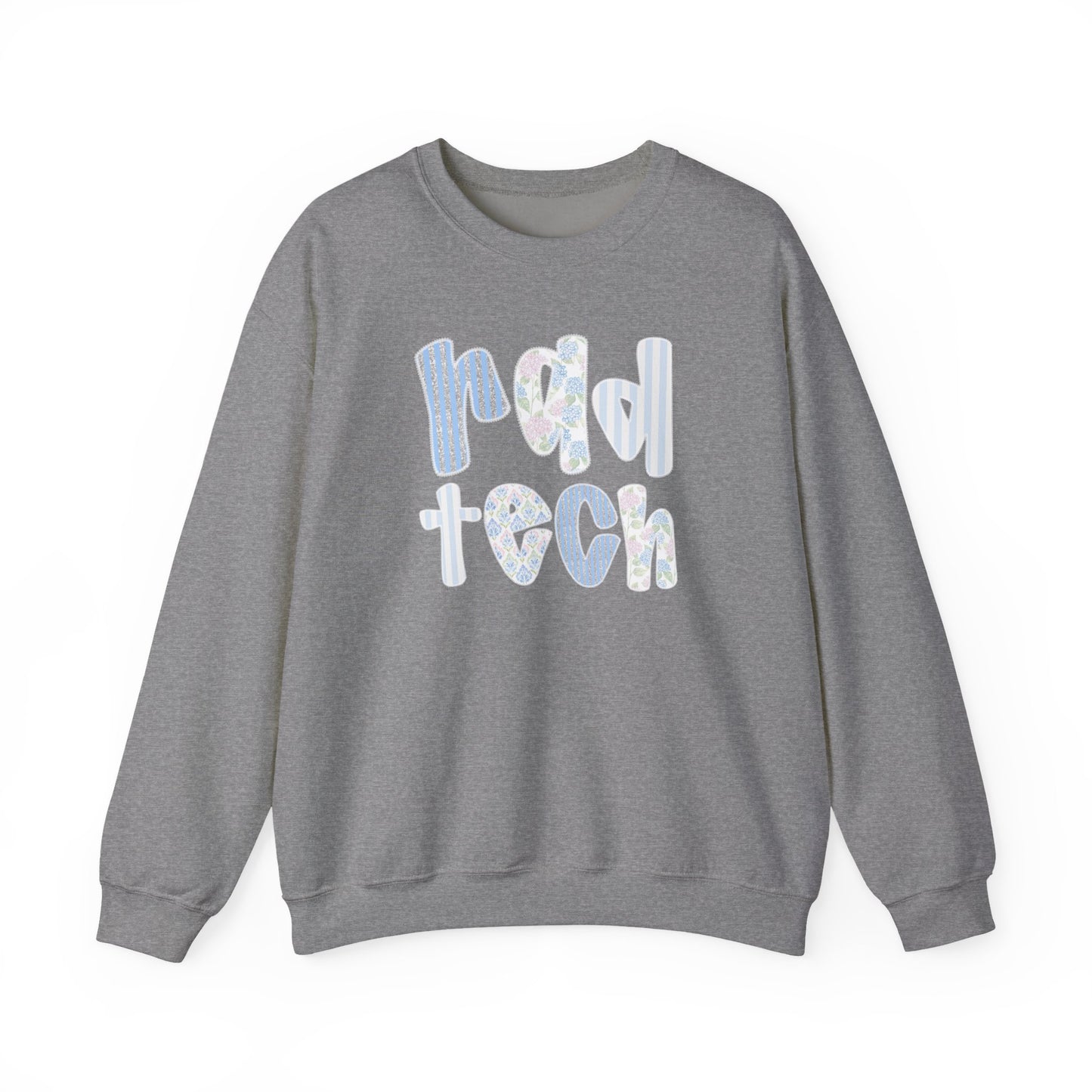 Rad Tech Crewneck Sweatshirt — Pastel Floral
