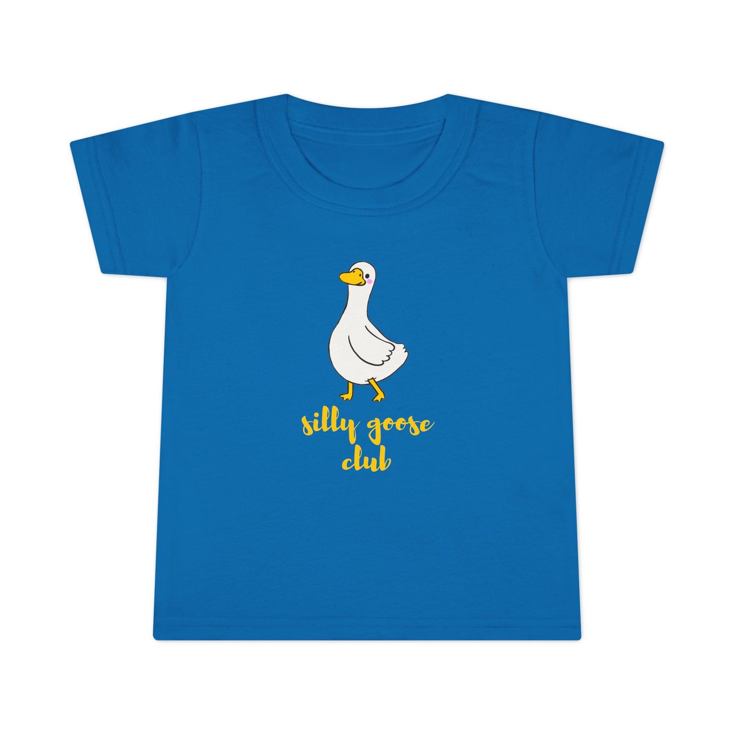 Toddler T-Shirt — Silly Goose Club Cute Cartoon Goose Kids Tee