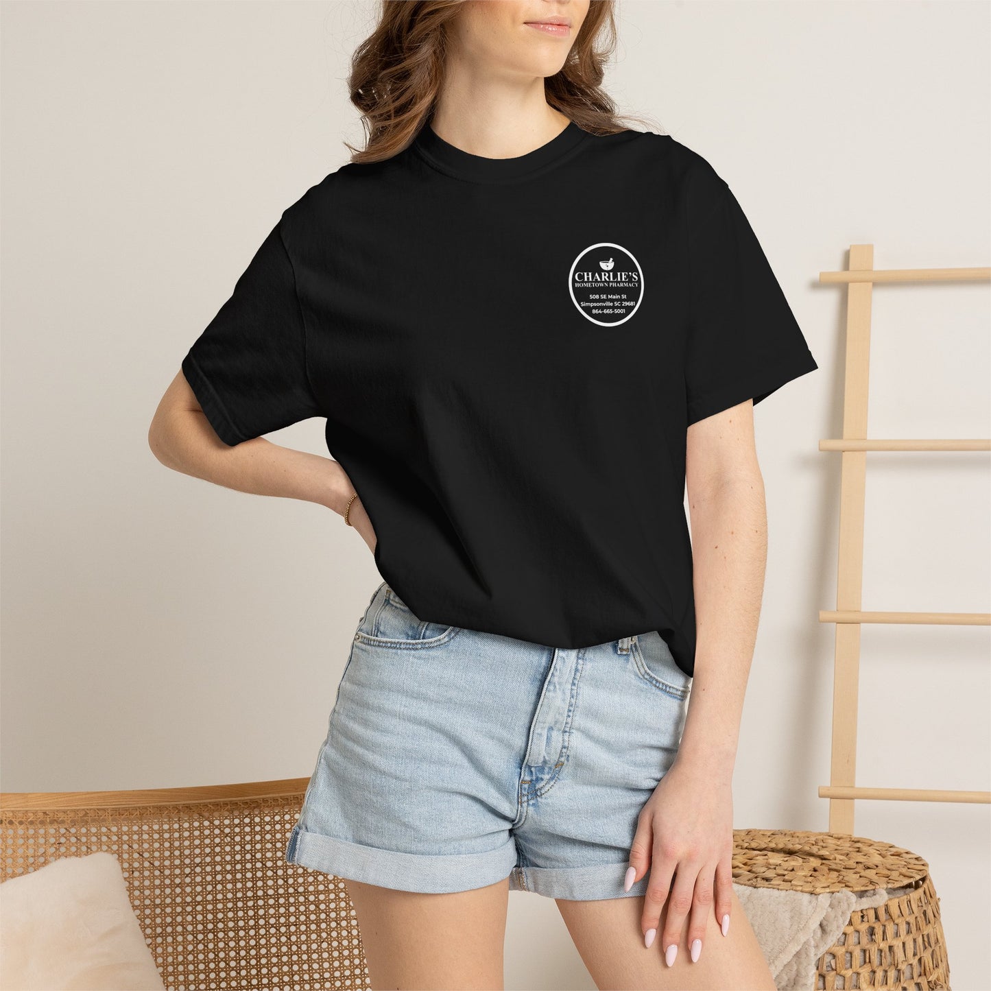 Pharmacy Logo T-Shirt — Charlie’s Hometown Pharmacy Logo Tee
