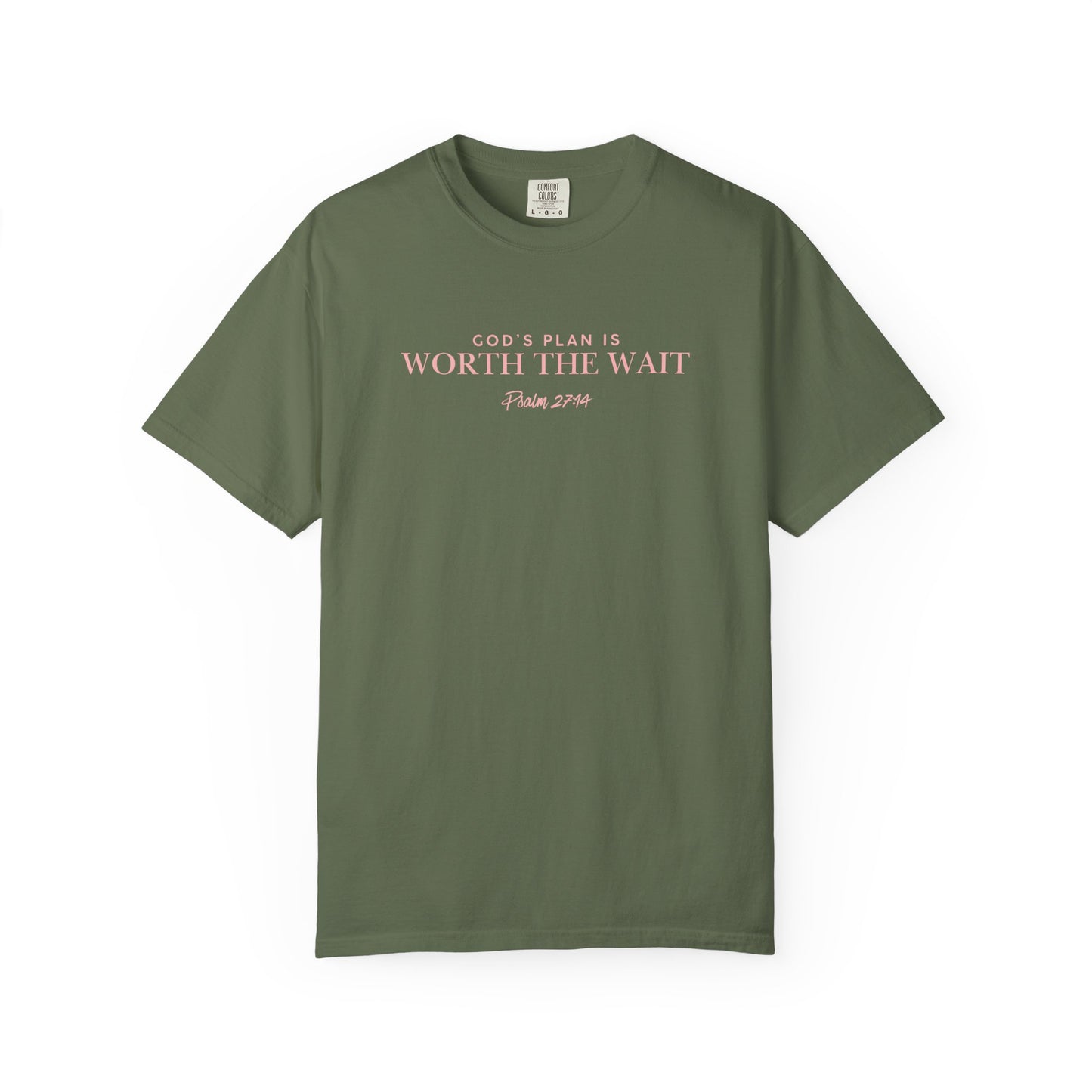 Worth the Wait T-Shirt — 'God & Grace' Inspirational Faith Tee