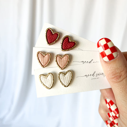 Heart Studs