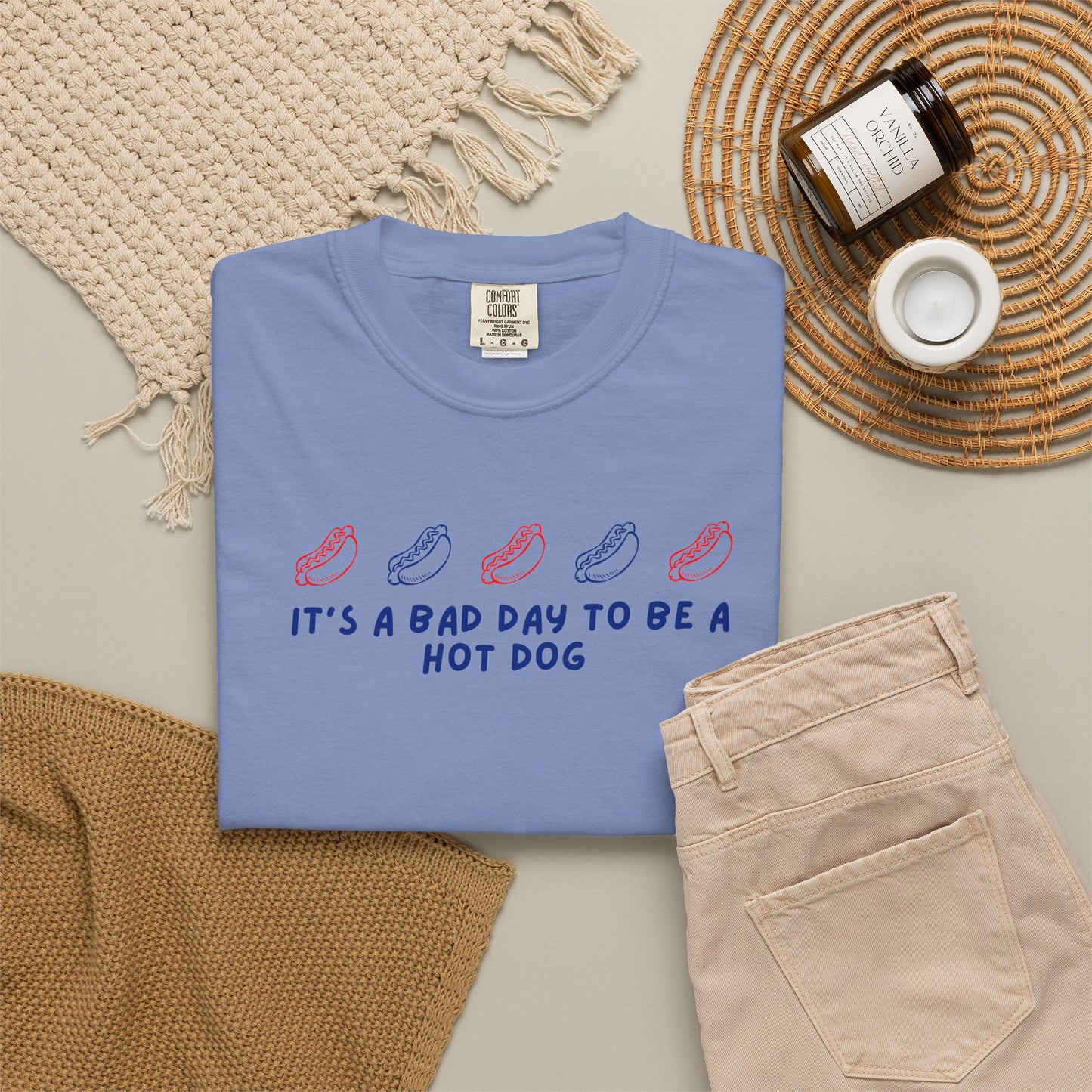 “It’s a Bad Day to Be a Hot Dog” Graphic T-Shirt