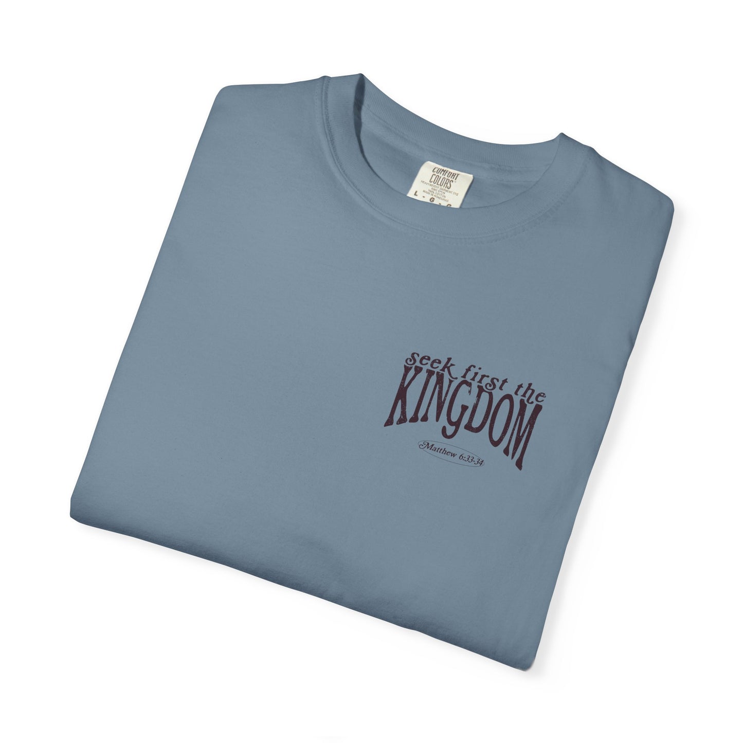 Seek First the Kingdom T-Shirt — Floral Faith Graphic Tee