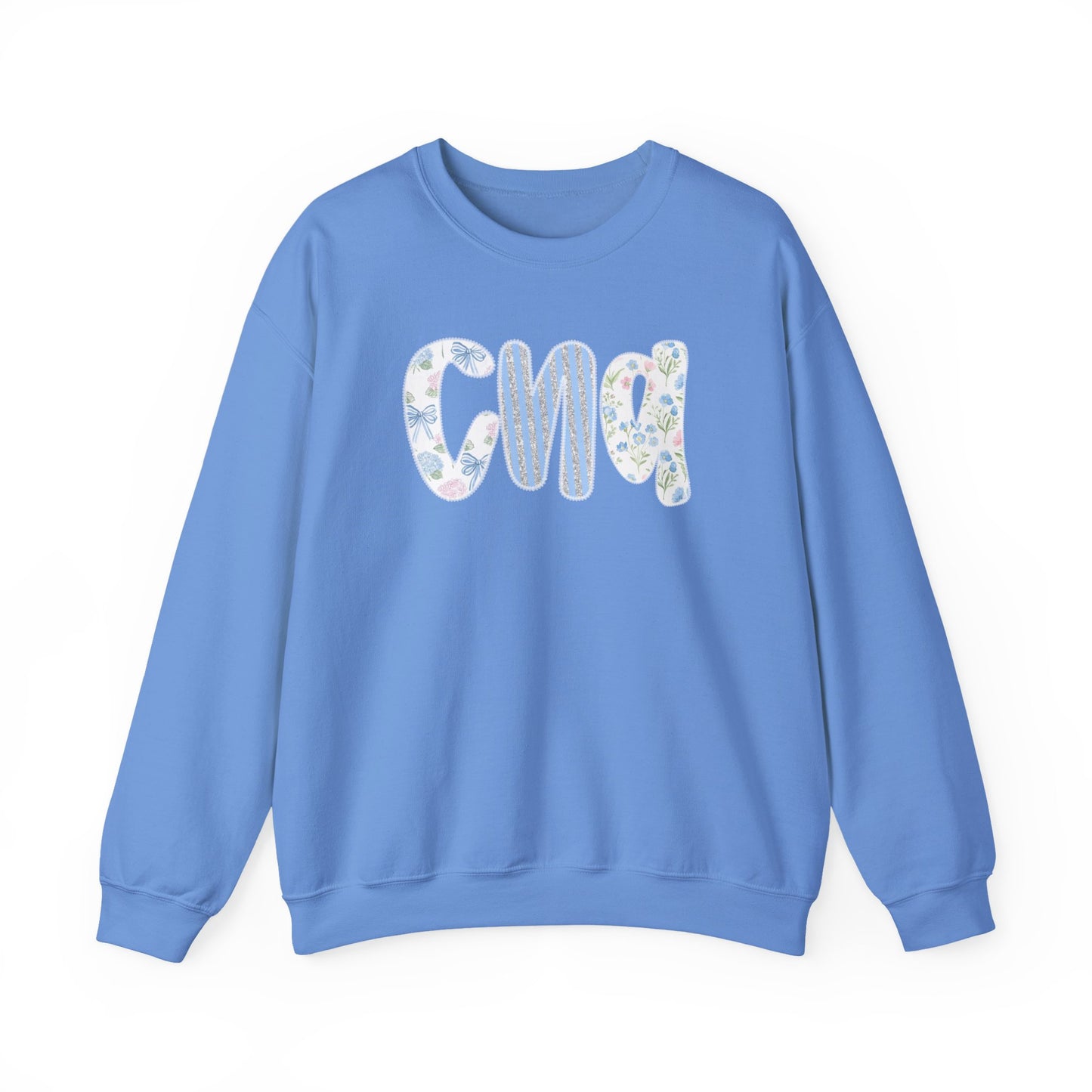 Floral CNA Crewneck Sweatshirt – Pastel Nurse Appreciation Pullover