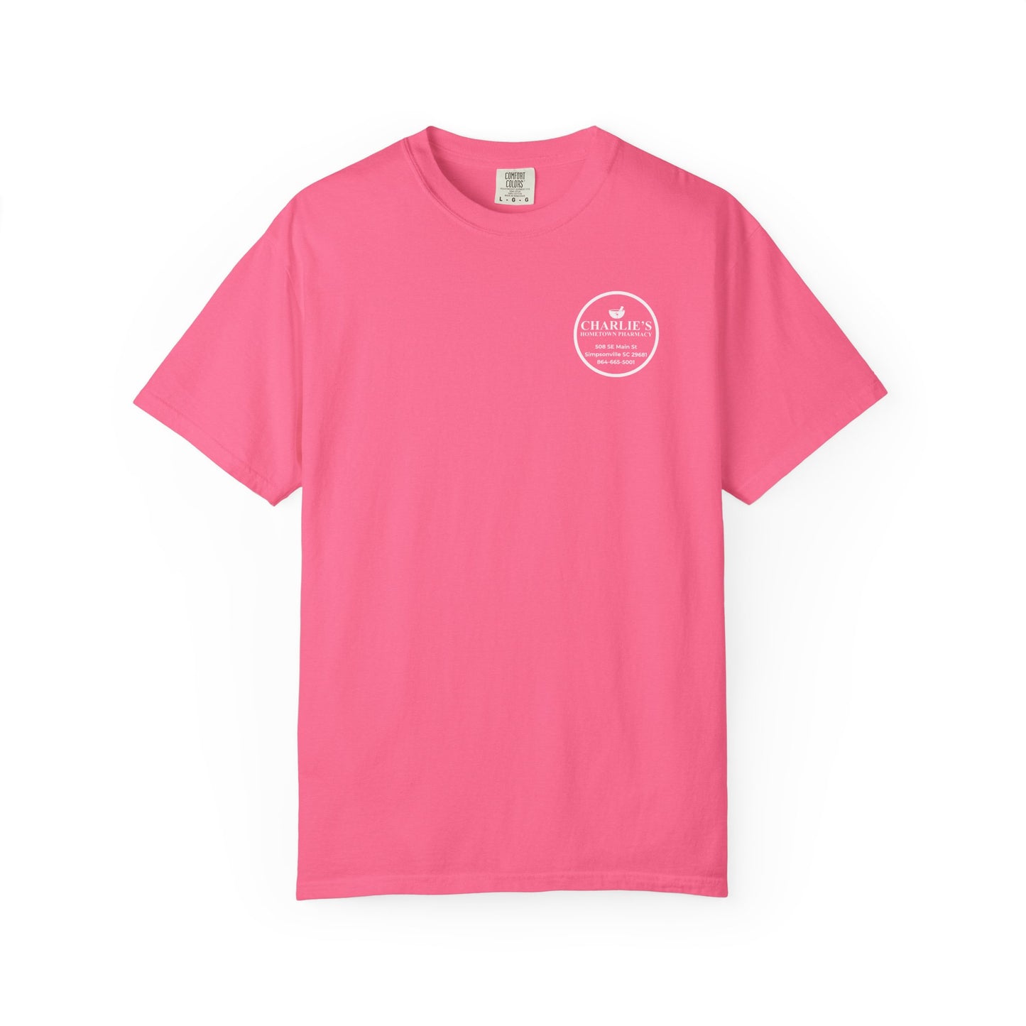 Pharmacy Logo T-Shirt — Charlie’s Hometown Pharmacy Logo Tee