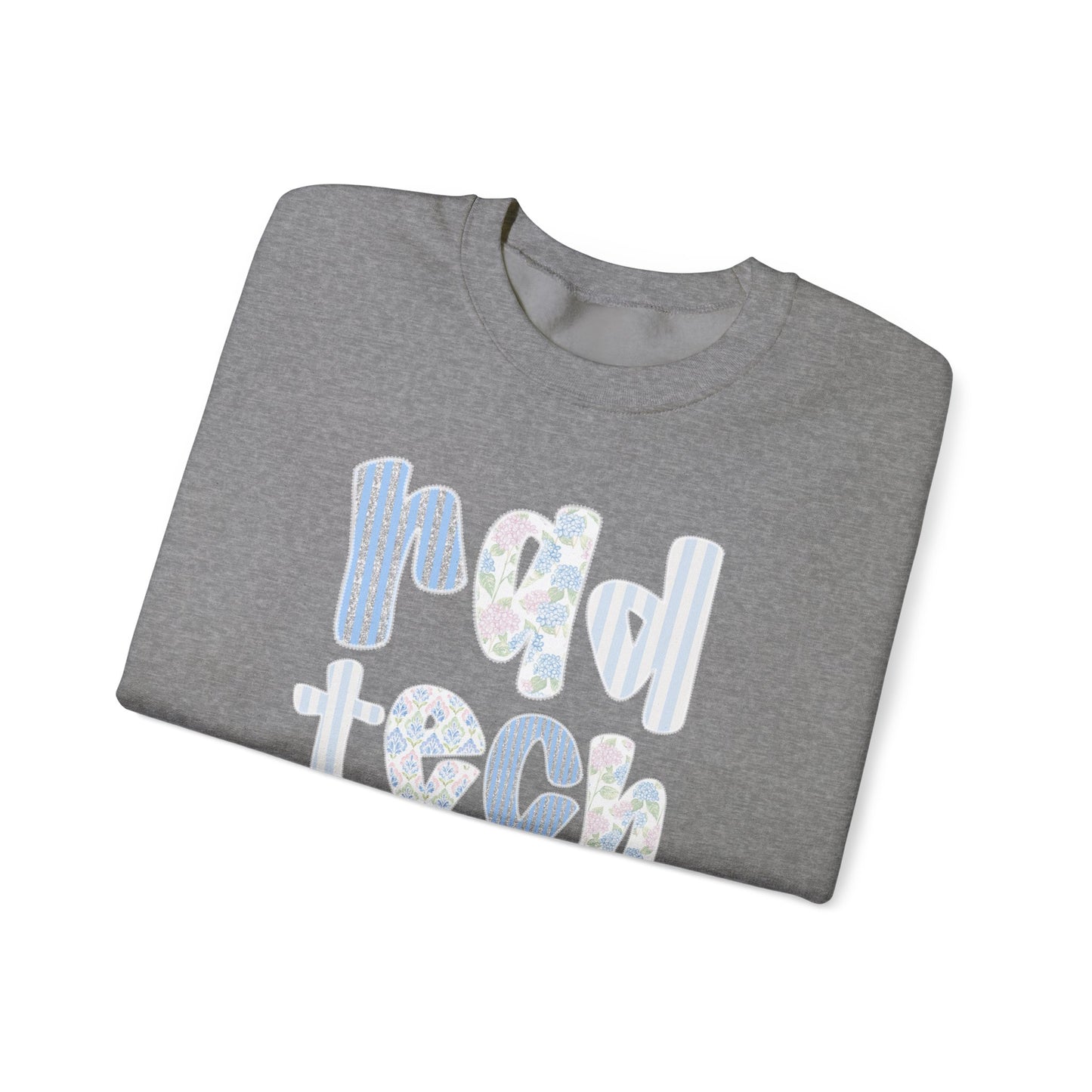 Rad Tech Crewneck Sweatshirt — Pastel Floral