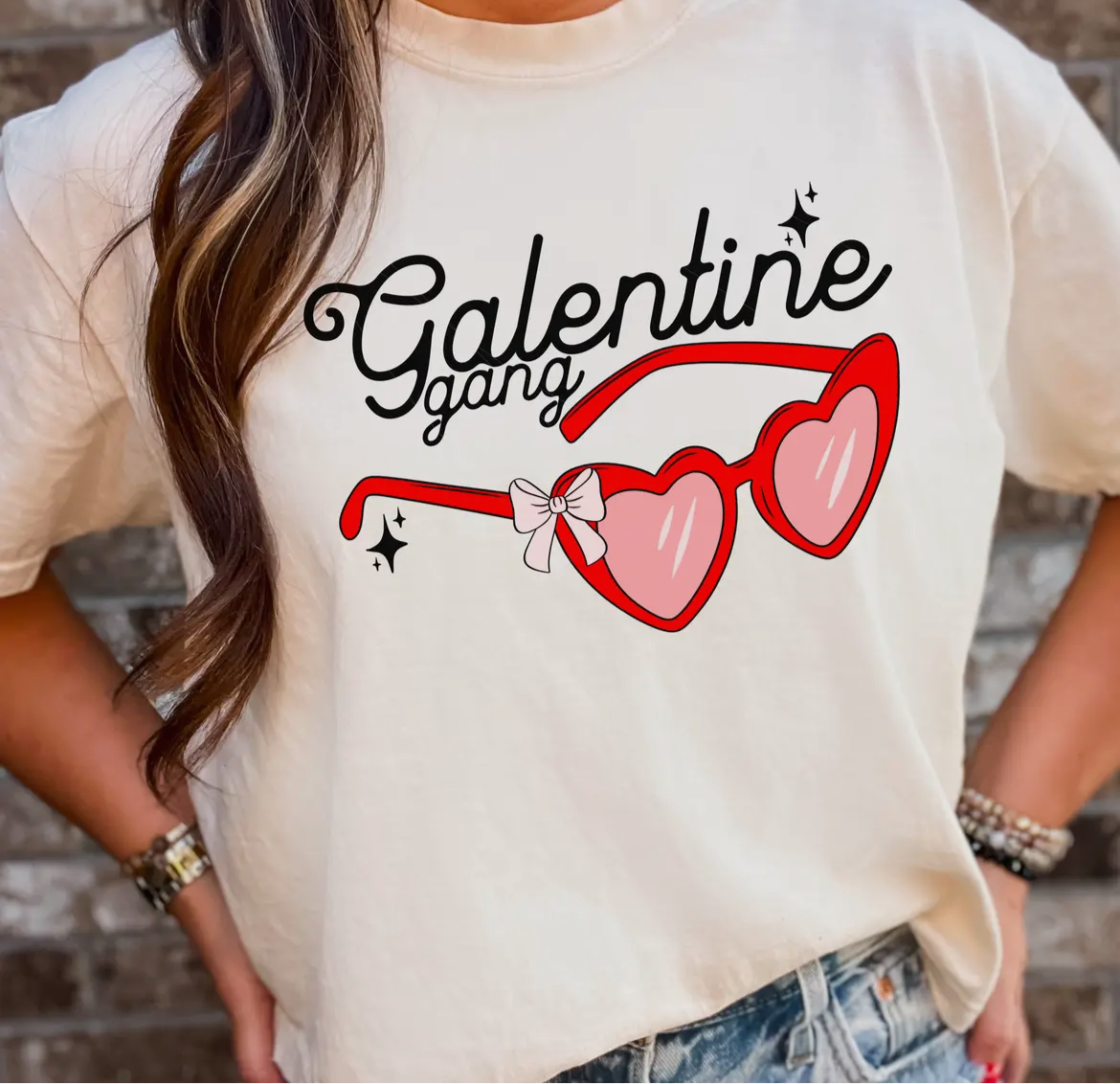 Galentine Gang Comfort Colors Tee