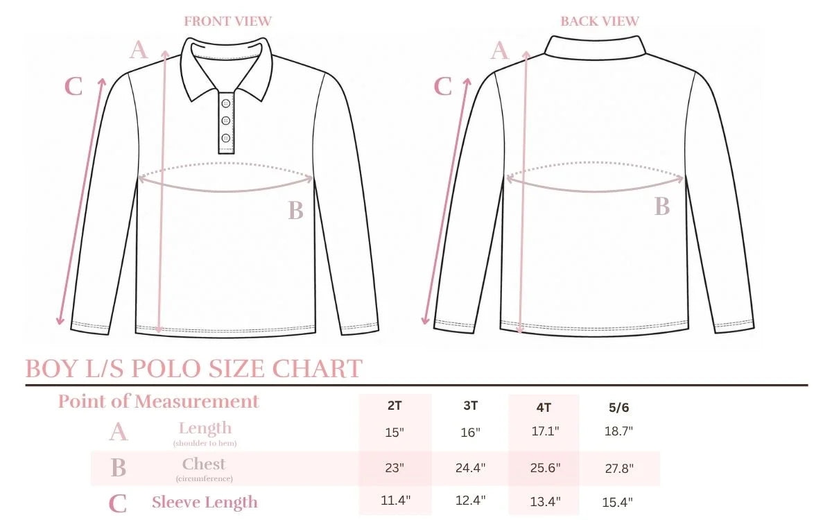 Mile & Rose®  PAWSITIVELY Spooky L/S Polo (Boys)