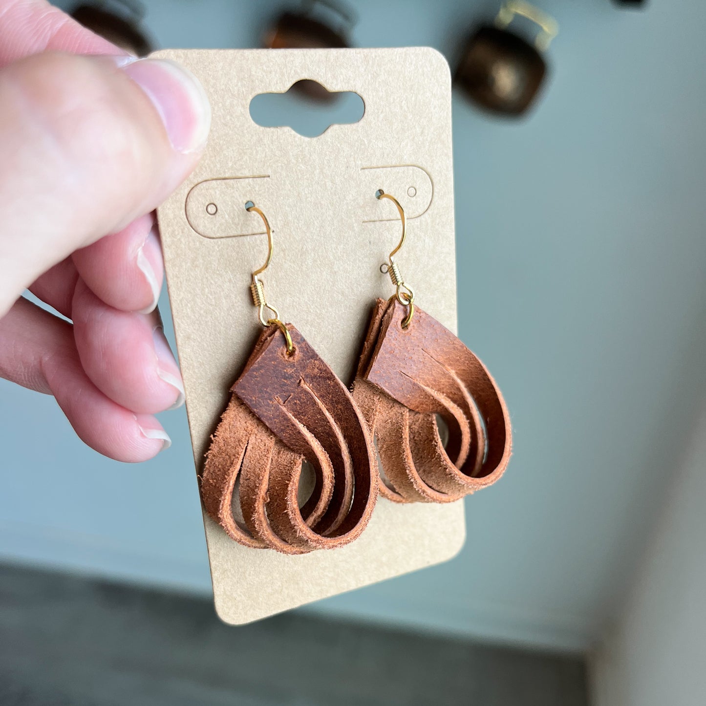 Fall Leather Dangles