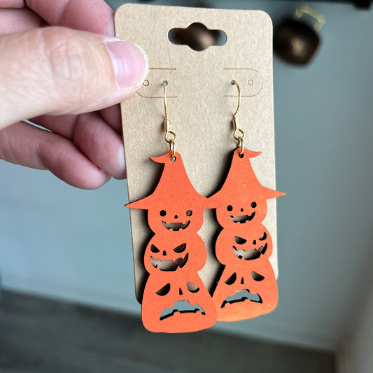 Halloween Pumpkin Dangles