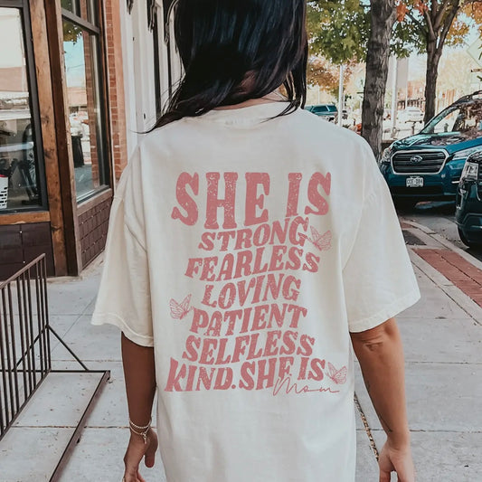 She is Mom Comfort Colors Tee
