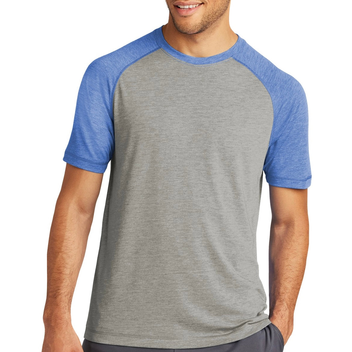 Tri-Blend Moisture Wicking Raglan Tee