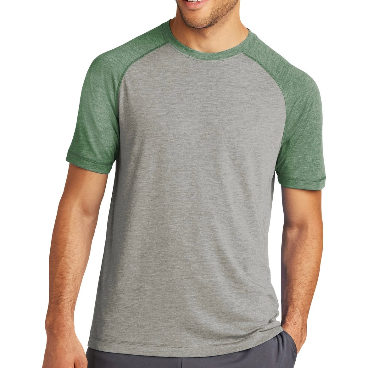 Tri-Blend Moisture Wicking Raglan Tee