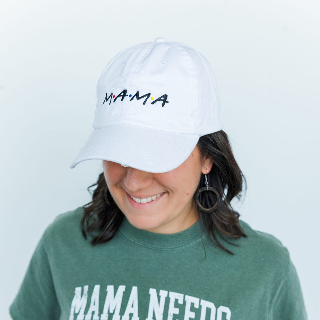 "Friends" Embroidered Mama Hat