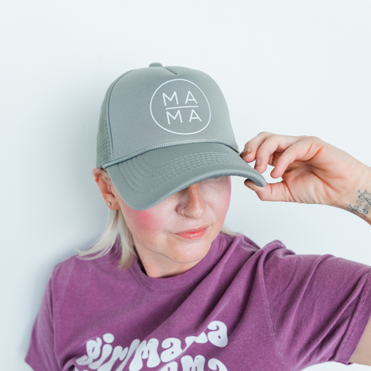 Circle Mama Trucker Hat